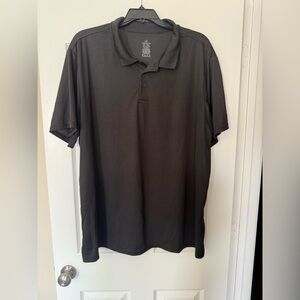 Men's Black Polo Shirt- 3XLT